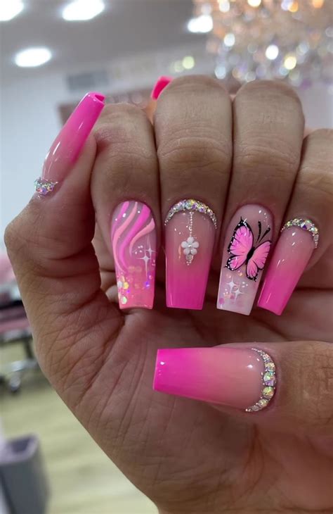 Pin By Myrian Stella On U As Lindas Pink Acrylic Nails Acrylic Nail