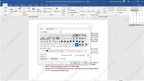 Tutorial Memberi Tanda Centang Pada Microsoft Word YouTube