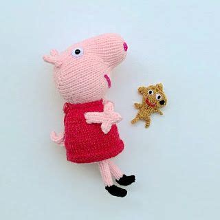 Free Patterns Bambole A Maglia Peppa Pig Corsi Di Lavoro A Maglia