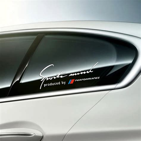 Car Styling Reflective M Performance Side Window Body Stickers