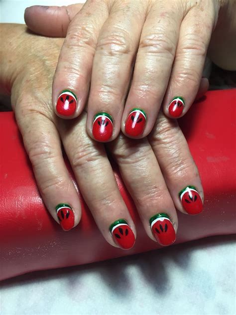 Cute Watermelon Nails