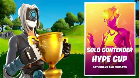 Live Fortnite Solo Contender Hype Cup Youtube