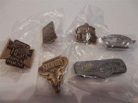 5 Harley Davidson Sturgis Pins 50 Years 1990 2005 Skull 2001 2004 Plus