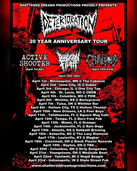 Deterioration On Tour Good Guys Go Grind