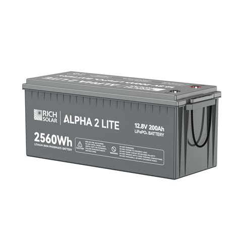 ALPHA 2 LITE LiFePO4 Battery | RICH SOLAR