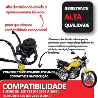 Punho Chave Luz Seta Suzuki Yes Intruder Manete Shopee Brasil