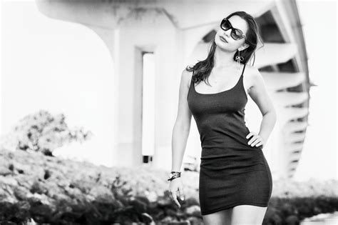 Women With Glasses Women Model Standing Women With Shades Dress