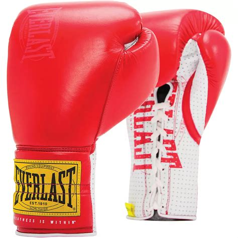 Everlast 1910 Classic Lace Sparring Gloves Academy