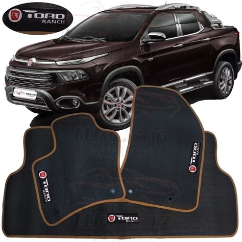 Tapete Interno 3 Peças Fiat Toro Ranch 2020 2021 Bege Mercado Livre