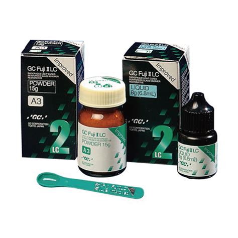 Dental GC Fuji II LC Improved Light Cured Glass Ionomer Cement GC