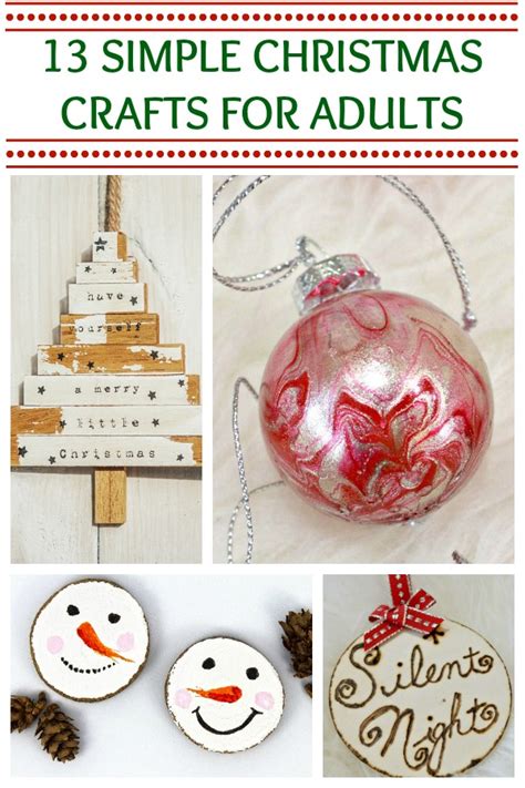 13 Easy Christmas Crafts for Adults Who Have No Time Will Love