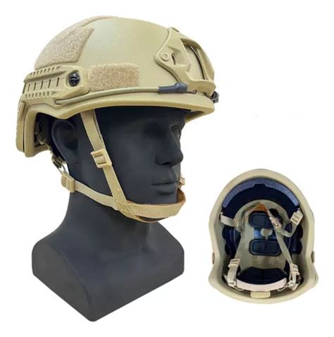 Casco Uhmwpe Militar Balístico Fast Nivel Iii a Coyote Meses sin interés