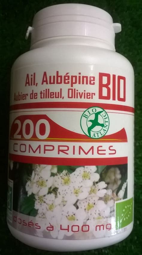 Complexe Tension Olivier Aubepine Ail Et Aubier Tilleul Comprimes