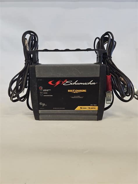 Schumacher 612v Fully Automatic Battery Charger 6a Maintainer 805610 1 For Sale In Tacoma Wa