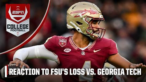 Florida State Vs Georgia Tech Reaction Can Fsu Still Make A Playoff