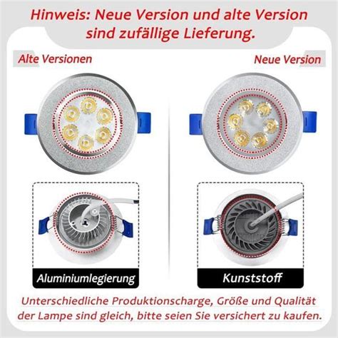 AUFUN Lot de 20 Spots LED encastrables orientables 3W éclairage