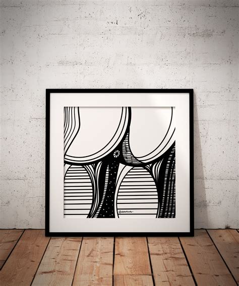 Abstract Butt 5 Male Nude Illustration Sexy Wall Art Etsy