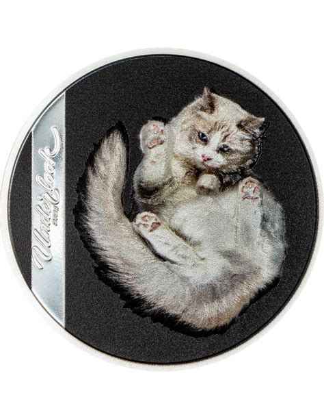 UNDER CAT Underlook 1 Oz Moneda Plata 5 Cook Islands 2024