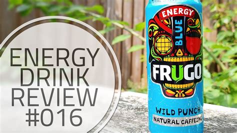 Frugo Wild Punch Blue Energy Drink Review Youtube