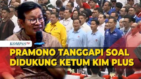 Kata Pramono Anung Soal Didukung Ketum Dari Kim Plus Di Pilkada Jakarta