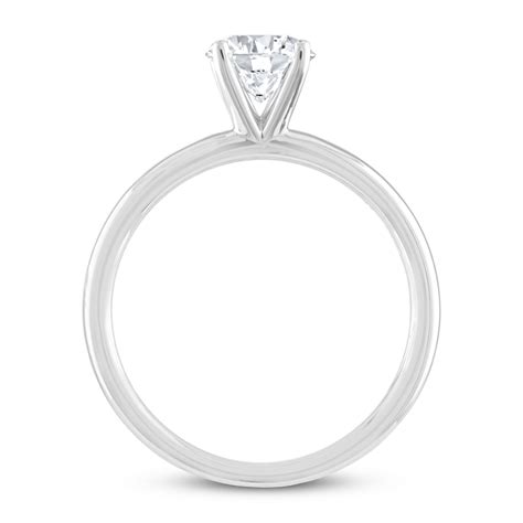 THE LEO Diamond Artisan Ring 1 Carat Round-cut 14K White Gold | Kay