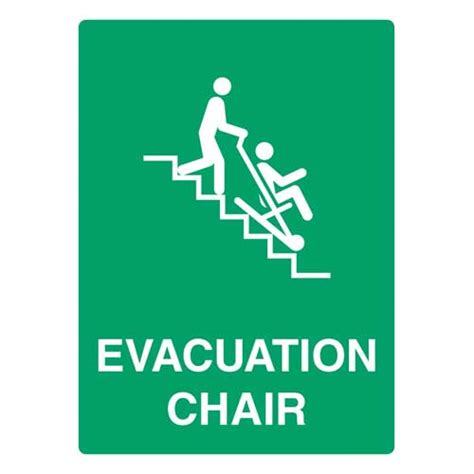 Evacuation Chair Safety Signs Direct