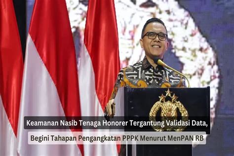 Keamanan Nasib Tenaga Honorer Tergantung Validasi Data Begini Tahapan