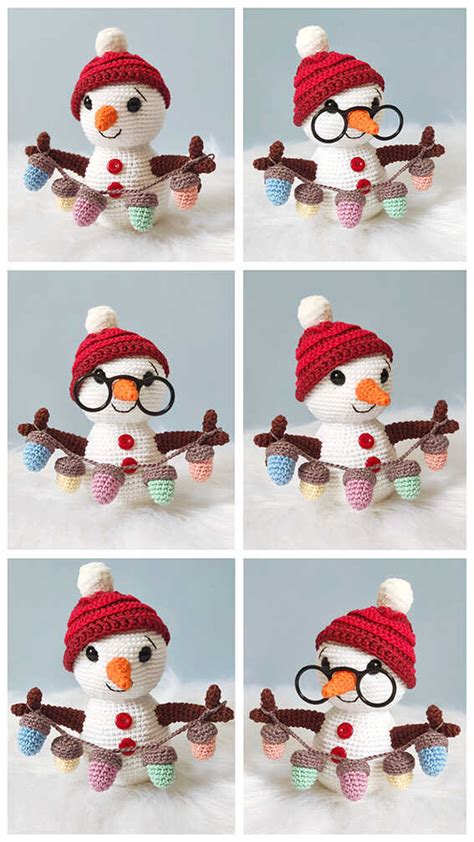 Crochet Snowman Pdf Amigurumi Free Pattern Amigurumi