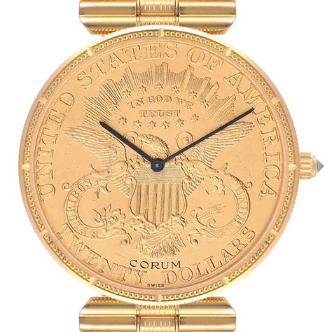 Corum Coin Watch Yellow Gold 1898 | Stock 51204 | SwissWatchExpo