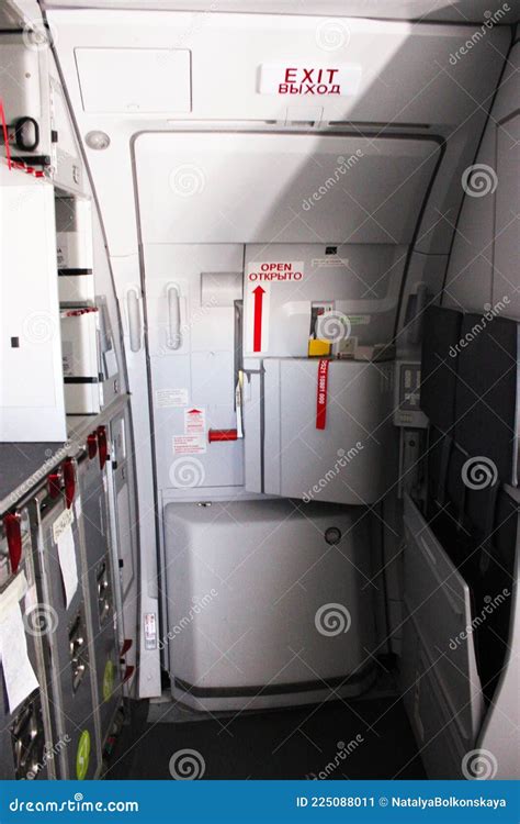 Emergency Exit Door With Kitchen On Airbus A320neo Gallery Kitchen On