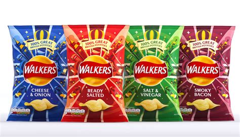 Walkers redesigns its crisp packaging to focus on Britishness