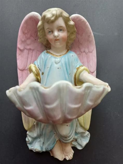 Ancien B Nitier En Biscuit Porcelaine Ange Angelot D But Xxe Eur