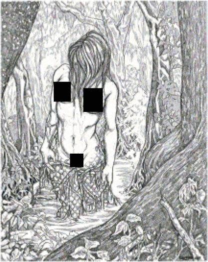 Naked Lady Mama Glow In River Cross Stitch Pattern Pattern Store