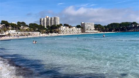 Paguera Mallorca Palmira Strand Tora Boulevard Rundgang