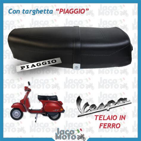 Sella Vespa Px Pe Serie Arcobaleno Con Scritta Piaggio E