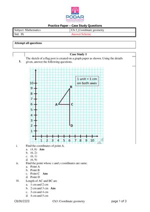 QP CB IX Math Ch 2 Polynomials Case Study Questions Practice Paper