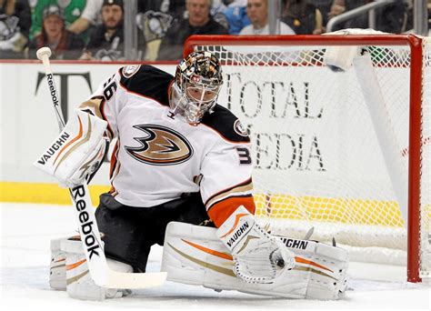 Ducks goalie John Gibson signs three-year, $6.9-million extension ...