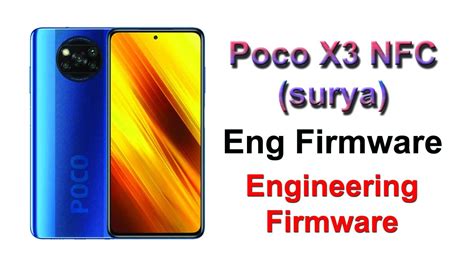 Poco X3 NFC Surya Eng Firmware Engineering Firmware YouTube