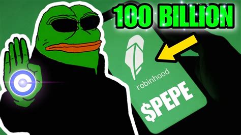 Breakingpepe Will Save Robinhood And Coinbase New Listings Otw