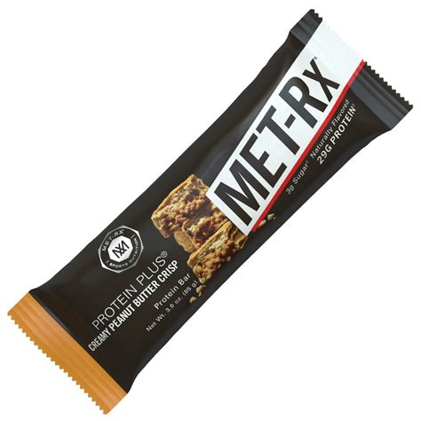 Met Rx®s Creamy Peanut Butter Crisp Protein Plus Bar Contains The Exclusive Metamyosyn® Protein