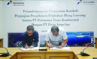 Sinergi Pertamina Trans Kontinental Dan Pt Perta Arun Gas Kelola