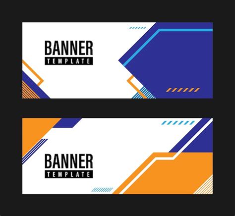 Premium Vector | Abstract background geometric business banner template ...