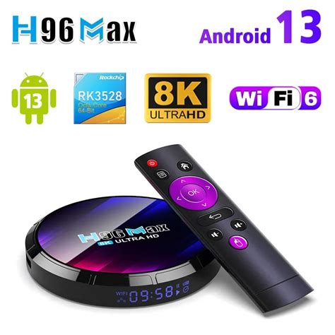 Android TV Box H96MAX RK3528 4GB RAM 64GB ROM Android Box Support 2 4G