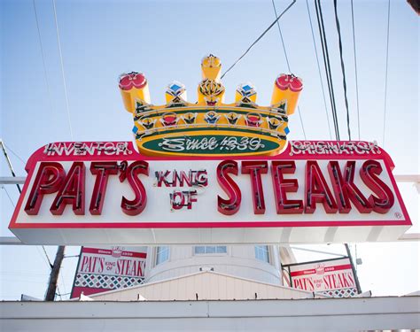 Pats King Of Steaks® Since 1930