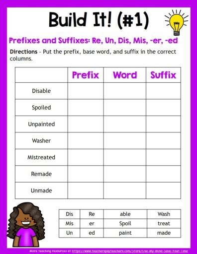 Prefix Suffix Worksheet Esl Worksheet By Gumby59 Worksheets Library