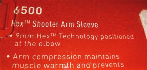 Mcdavid 6500 Hexpad Power Shooter Arm Sleeve Black Large For Sale Online Ebay