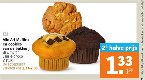 Alle Muffins Vanille Choco Aanbieding Bij Albert Heijn