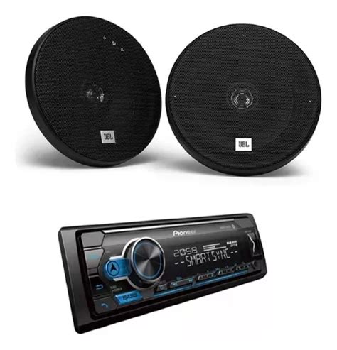 Paquete Bocinas Jbl De 6 5 auto Estéreo Pioneer Mvh s325bt