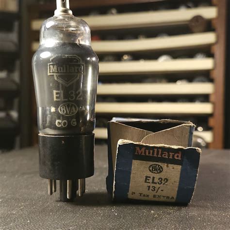 Mullard El Bva Nos Vintage Tube Valve Reverb