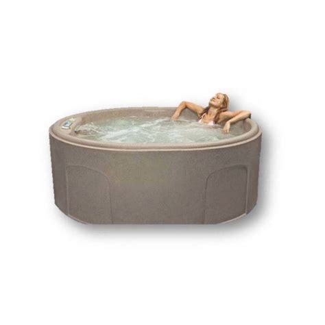 Lifesmart Spas Ls200 110 Volt 4 Person 13 Jet Oval Plug And Play Hot Tub